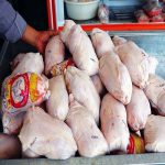 قیمت مرغ در مرکز تهران : ۳۳ تا ۳۶ هزار تومان