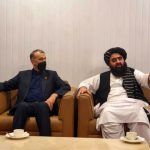 دیدار وزیر خارجه طالبان با امیرعبداللهیان